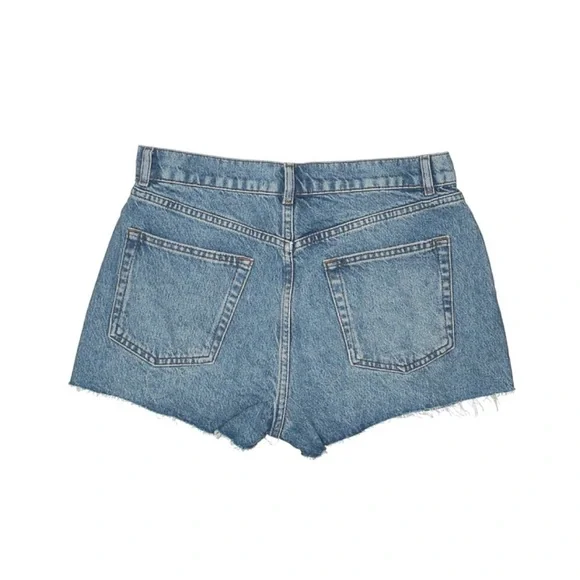 Reformation high rise distressed shorts 28 - Picture 3 of 5